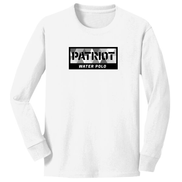 Banner Logo - Youth Long Sleeve Core Cotton Tee Thumbnail