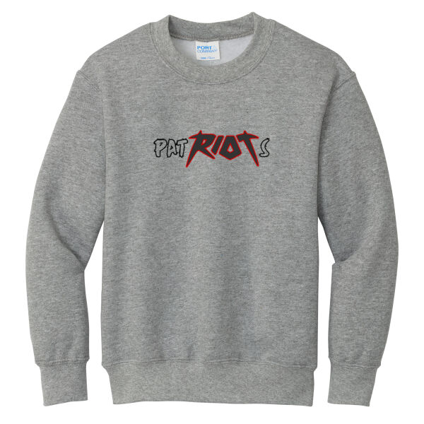 patRIOTs - Youth Core Fleece Crewneck Sweatshirt Thumbnail