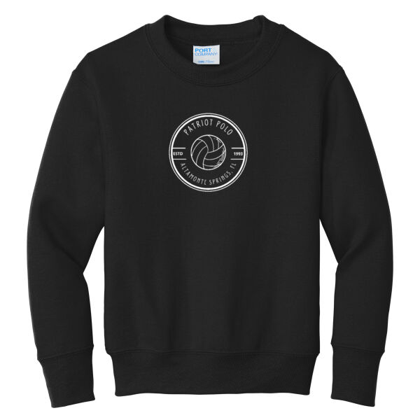 Circle Logo - Youth Core Fleece Crewneck Sweatshirt Thumbnail