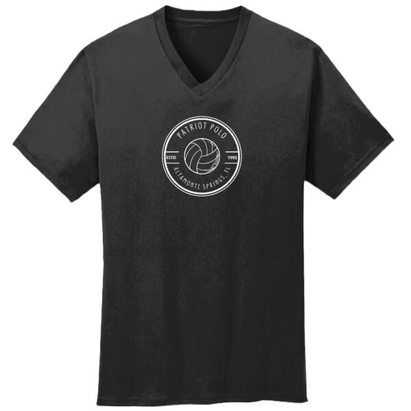 Circle Logo - Core Cotton V-Neck Tee Thumbnail
