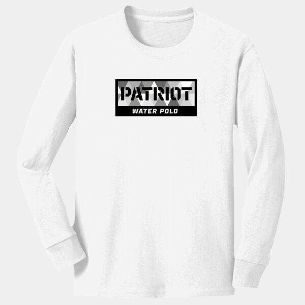 Banner Logo - Youth Long Sleeve Core Cotton Tee Thumbnail