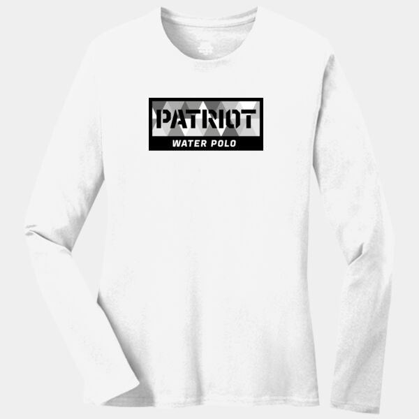 Banner Logo - Ladies Long Sleeve Core Cotton Tee Thumbnail