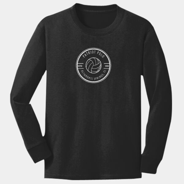 Circle Logo - Youth Long Sleeve Core Cotton Tee Thumbnail