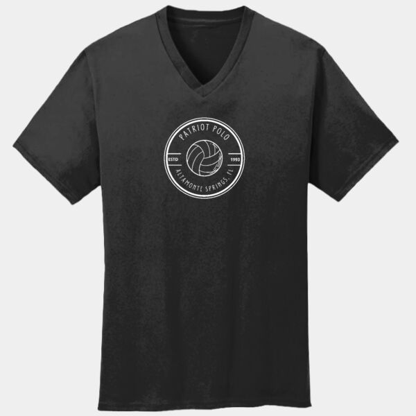 Circle Logo - Core Cotton V-Neck Tee Thumbnail