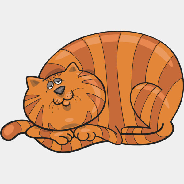 Colored Cartoon Cat 2 Thumbnail
