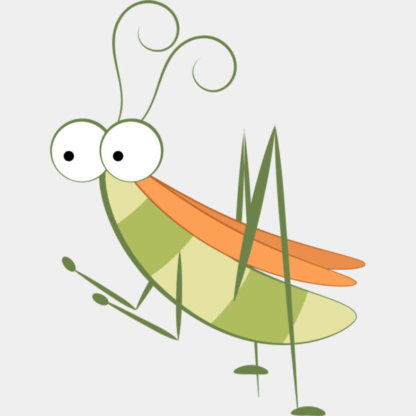 Cartoon Grasshopper 1 Thumbnail