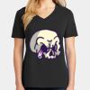 Ladies Core Cotton V-Neck Tee Thumbnail