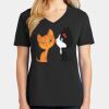 Ladies Core Cotton V-Neck Tee Thumbnail