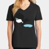 Ladies Core Cotton V-Neck Tee Thumbnail