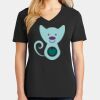 Ladies Core Cotton V-Neck Tee Thumbnail
