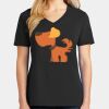 Ladies Core Cotton V-Neck Tee Thumbnail