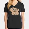 Ladies Core Cotton V-Neck Tee Thumbnail