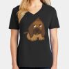 Ladies Core Cotton V-Neck Tee Thumbnail