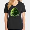 Ladies Core Cotton V-Neck Tee Thumbnail