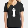 Ladies Core Cotton V-Neck Tee Thumbnail