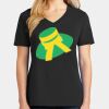 Ladies Core Cotton V-Neck Tee Thumbnail