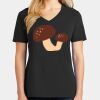 Ladies Core Cotton V-Neck Tee Thumbnail