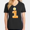 Ladies Core Cotton V-Neck Tee Thumbnail