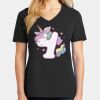 Ladies Core Cotton V-Neck Tee Thumbnail