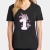 Ladies Core Cotton V-Neck Tee Thumbnail