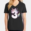 Ladies Core Cotton V-Neck Tee Thumbnail