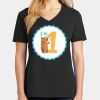 Ladies Core Cotton V-Neck Tee Thumbnail