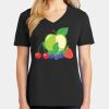 Ladies Core Cotton V-Neck Tee Thumbnail