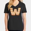 Ladies Core Cotton V-Neck Tee Thumbnail
