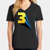 Ladies Core Cotton V-Neck Tee Thumbnail