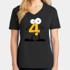 Ladies Core Cotton V-Neck Tee Thumbnail