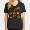 Ladies Core Cotton V-Neck Tee Thumbnail