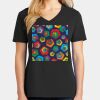 Ladies Core Cotton V-Neck Tee Thumbnail