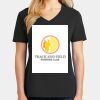 Ladies Core Cotton V-Neck Tee Thumbnail