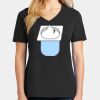 Ladies Core Cotton V-Neck Tee Thumbnail