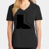 Ladies Core Cotton V-Neck Tee Thumbnail
