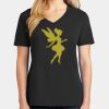 Ladies Core Cotton V-Neck Tee Thumbnail