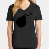 Ladies Core Cotton V-Neck Tee Thumbnail